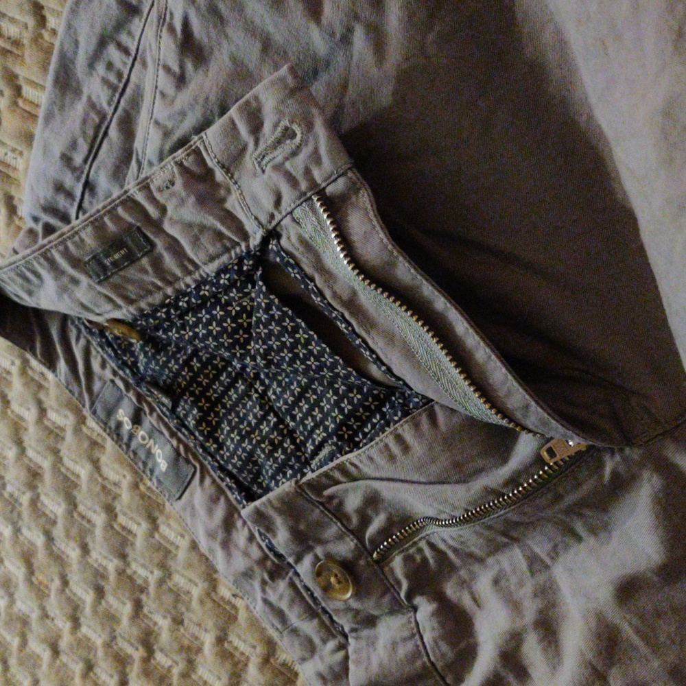 NWOT 30/32 Bonobos Straight Cut Grey Slacks